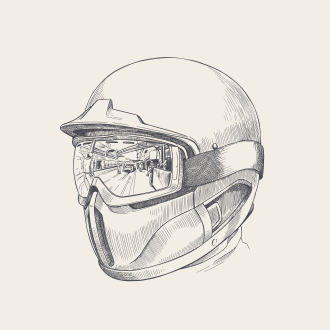 Paddock Notes helmet